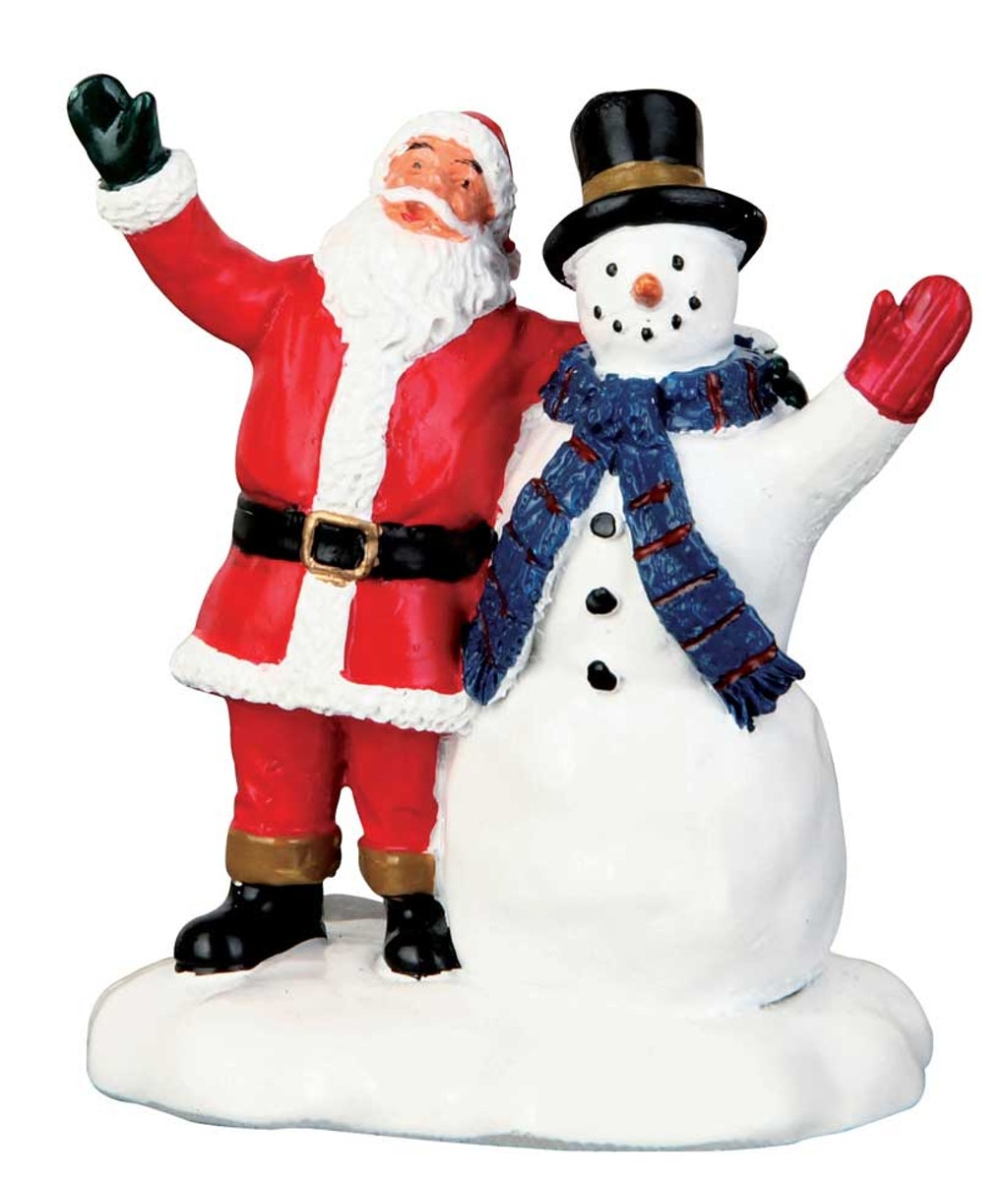 Фігурка “Санта та сніговик”