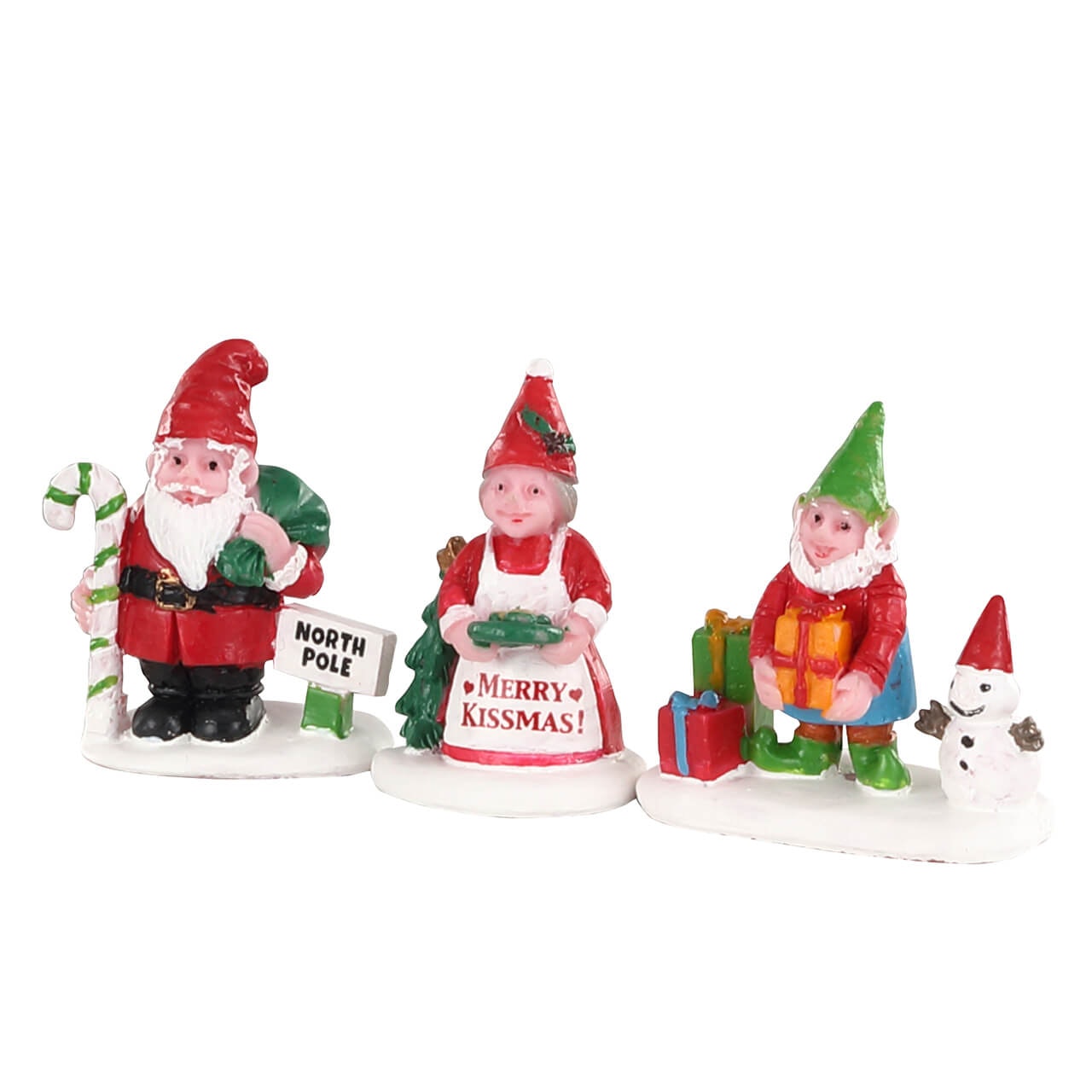 Набір із 3х фігурок «Різдвяні гноми»