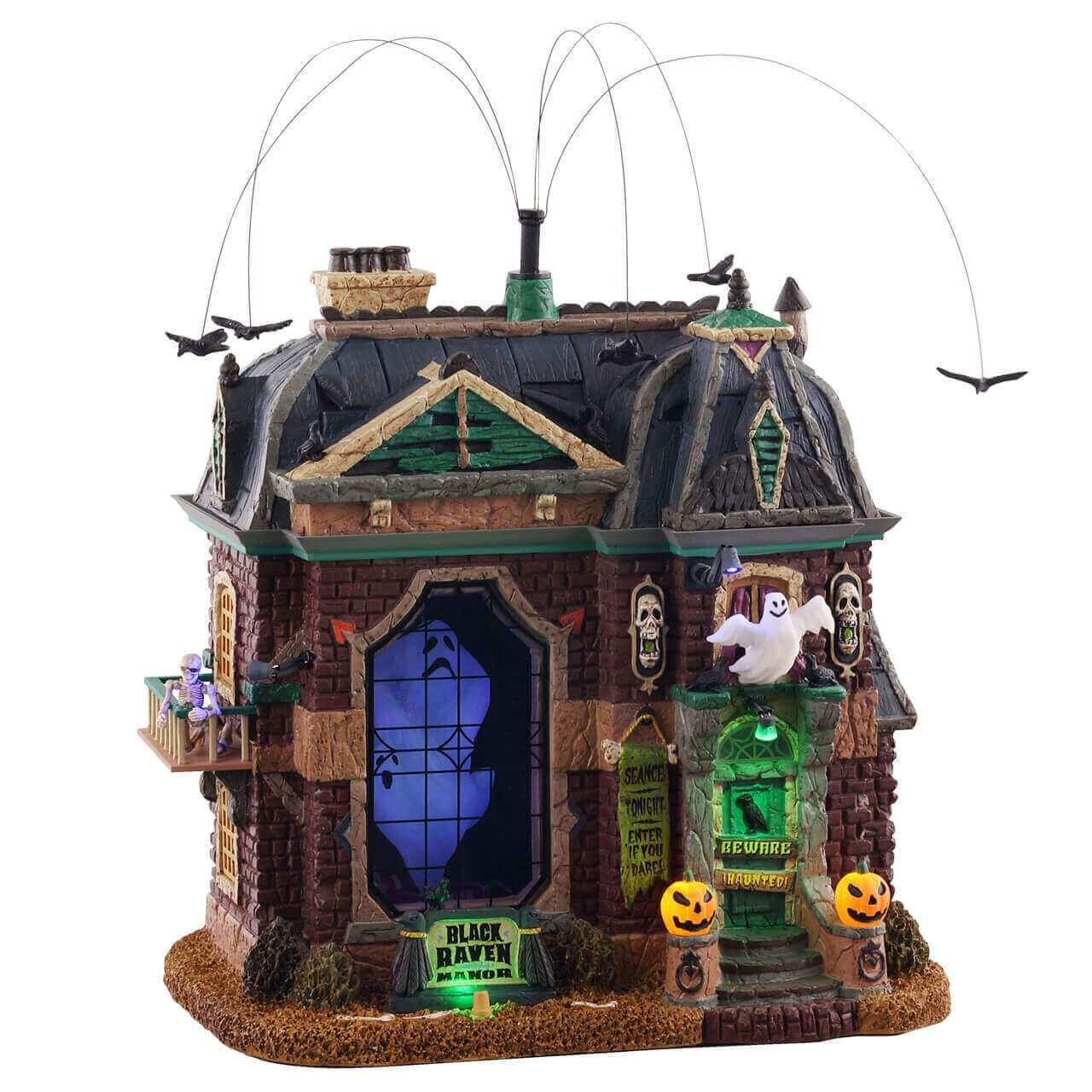 Хеллоуин домик «Поместье чёрного ворона»,  с адаптером